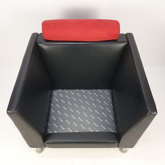 Image 1 of Vintage East Side Lounge Chair by Ettore Sottsass for Knoll, Italy 1980s
