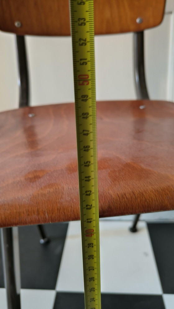 Image 1 of Industrial Vintage Children's Chair School Chair In Style Friso Kramer Marko