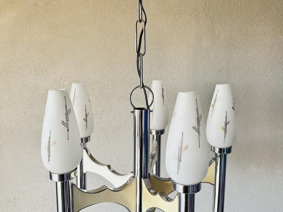 Image 1 of Lampe suspendue vintage Sciolari