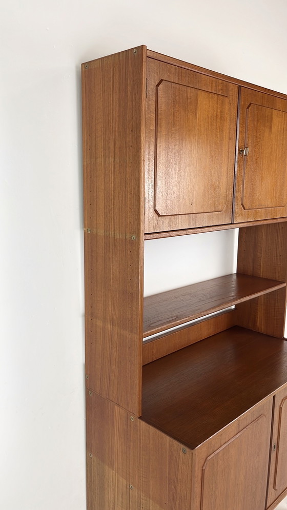 Image 1 of Teak Veneer Buffet Cabinet From Sweden