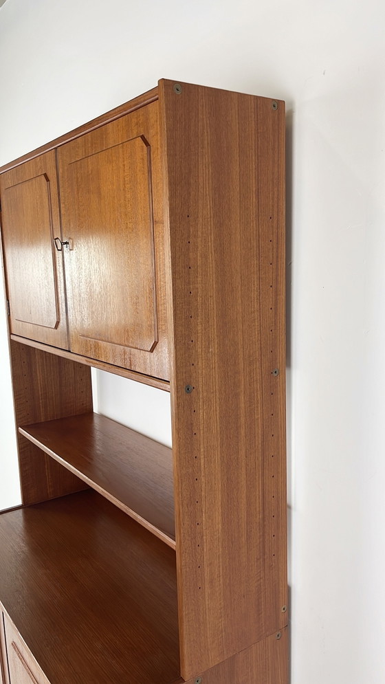 Image 1 of Teak Veneer Buffet Cabinet From Sweden