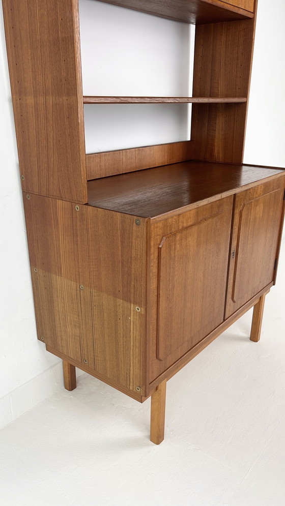 Image 1 of Teak Veneer Buffet Cabinet From Sweden