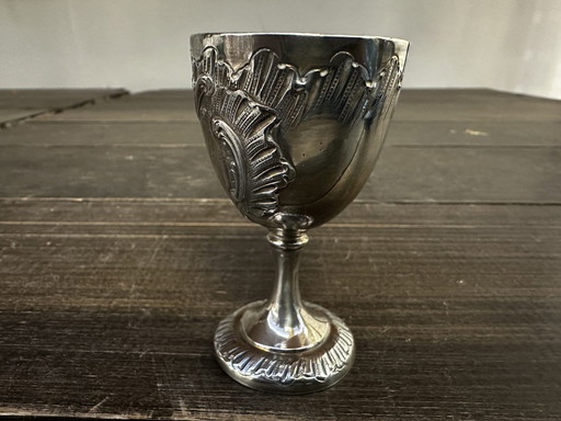 Silver Art-Nouveau Egg Cup - 35 Gr