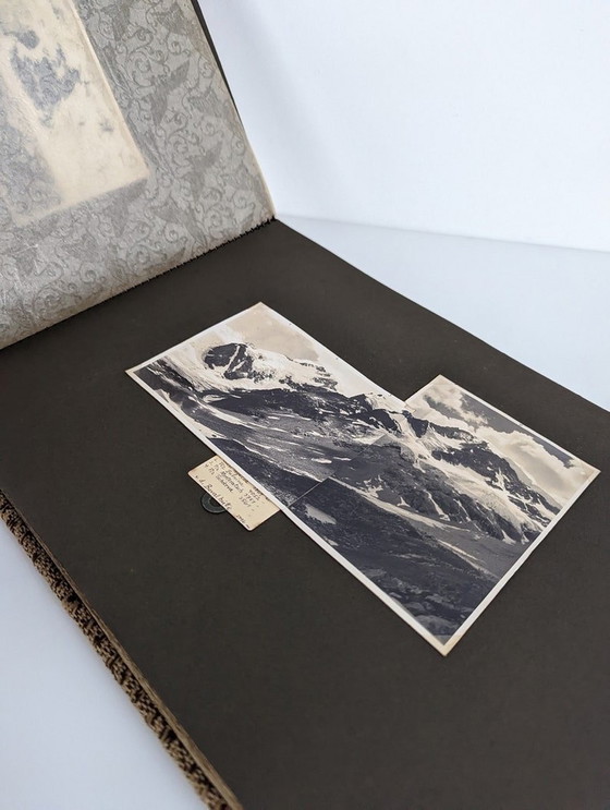 Image 1 of Old Photo Album Of Switzerland Peaks