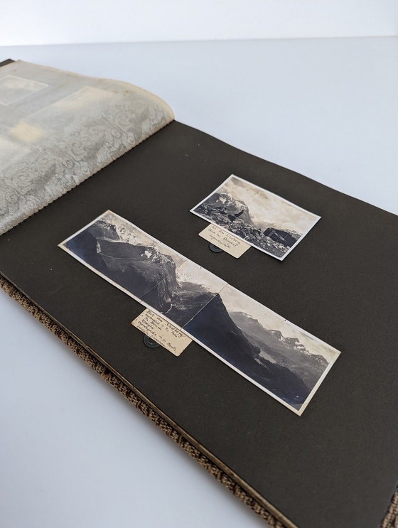 Image 1 of Old Photo Album Of Switzerland Peaks