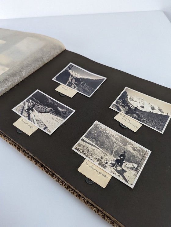 Image 1 of Old Photo Album Of Switzerland Peaks