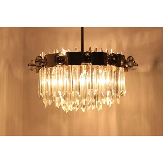 Image 1 of Vintage crystal chandelier for 14 bulbs