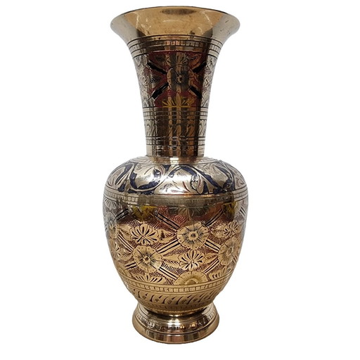 Vintage Brass Vase From India