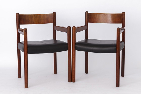 Image 1 of 2 of 12 Vintage Armchairs, 1960s, Danish Teak