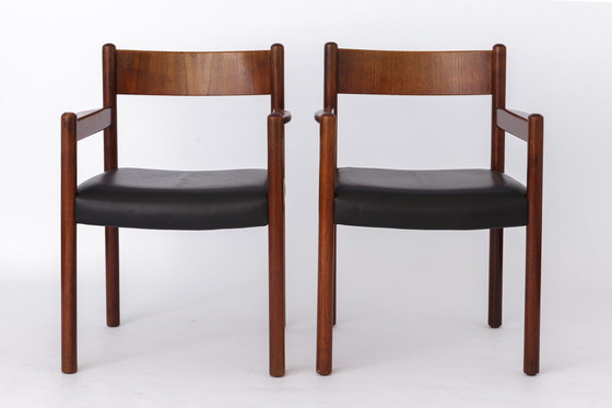 Image 1 of 2 of 12 Vintage Armchairs, 1960s, Danish Teak