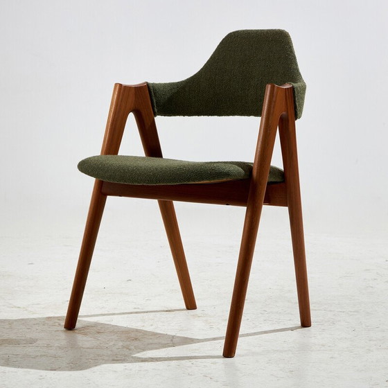 Image 1 of Set of 4 vintage "Compass" teak dining chairs by Kai Kristiansen for SVA Møbler, 1960