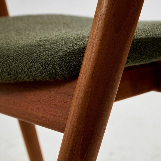 Image 1 of Set of 4 vintage "Compass" teak dining chairs by Kai Kristiansen for SVA Møbler, 1960
