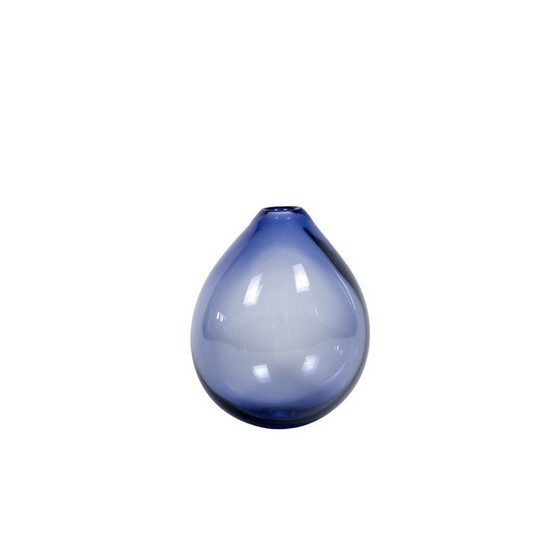 Image 1 of Vintage blown glass vase by Per Lütken for Holmegaard, Denmark 1960s