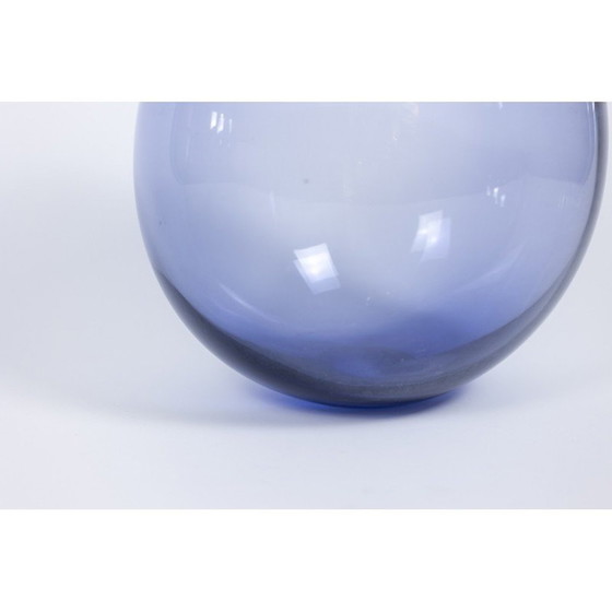 Image 1 of Vintage blown glass vase by Per Lütken for Holmegaard, Denmark 1960s