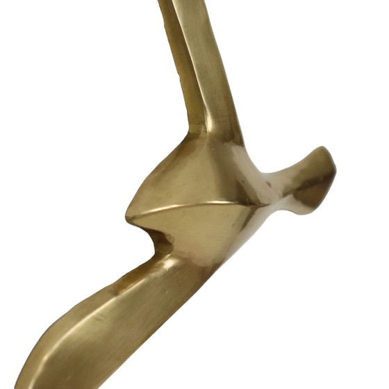 Image 1 of Mid - Century Brass Gull Bird