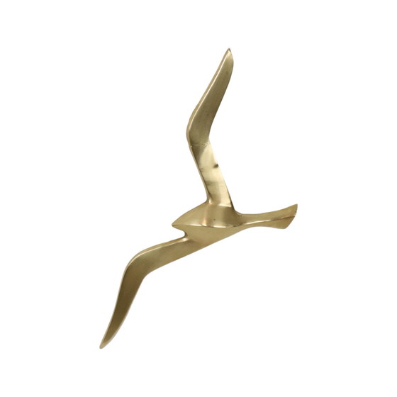 Image 1 of Oiseau mouette en laiton Mid Century