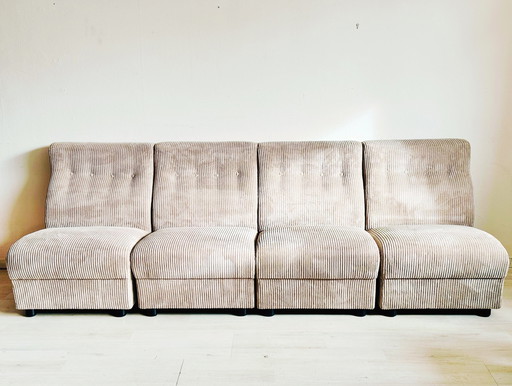 Vintage Rib Modular / Elements Sofa 1970s