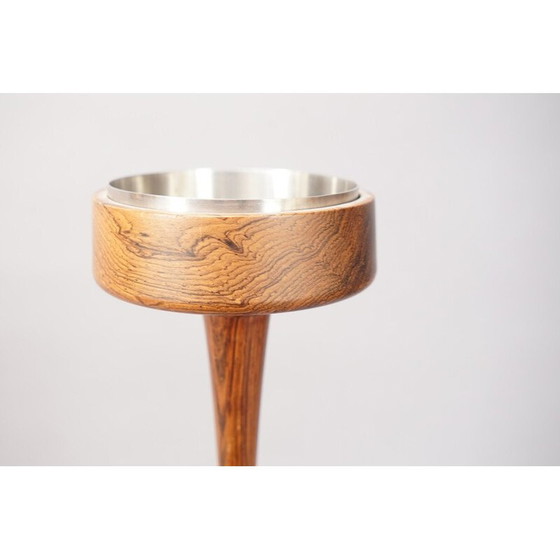 Image 1 of Posacenere vintage in legno di teak con piede, Germania 1960