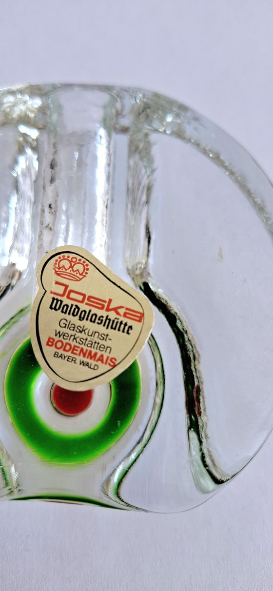 Image 1 of Vaso di cristallo dal design vintage