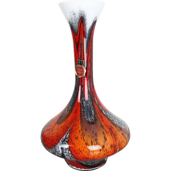 Image 1 of Vintage Extra Large Opaline Vase 1970s