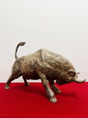 Pierre Chenet - Le Taureau XL - Sculpture en bronze