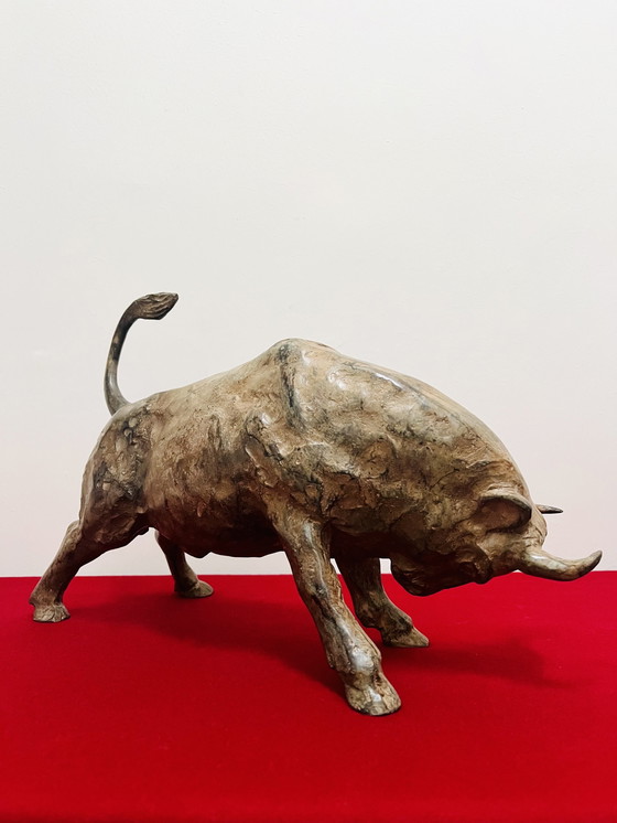 Image 1 of Pierre Chenet - Le Taureau XL - Bronze sculpture