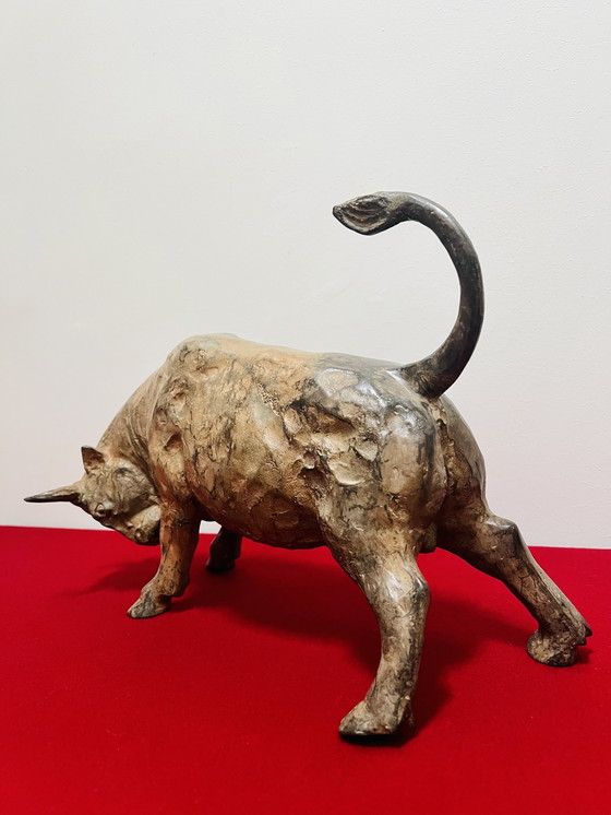 Image 1 of Pierre Chenet - Le Taureau XL - Bronze sculpture