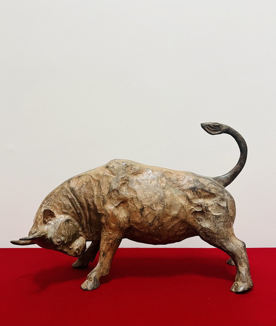 Image 1 of Pierre Chenet - Le Taureau XL - Bronze sculpture