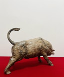 Pierre Chenet - Le Taureau XL - Sculpture en bronze