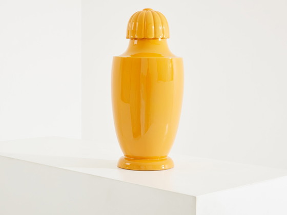 Image 1 of Süe & Mare Tobacco Jar Glazed Earthenware Circa 1920