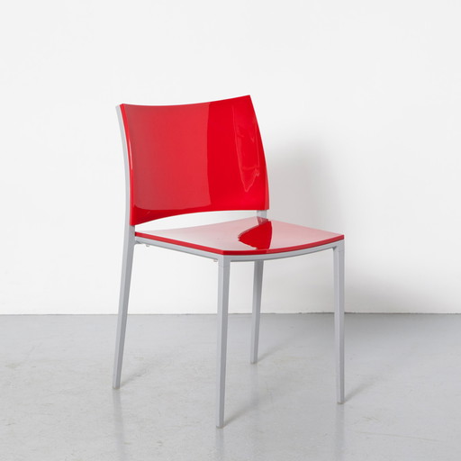 Hola Chair Bontempi Casa Red Stacking