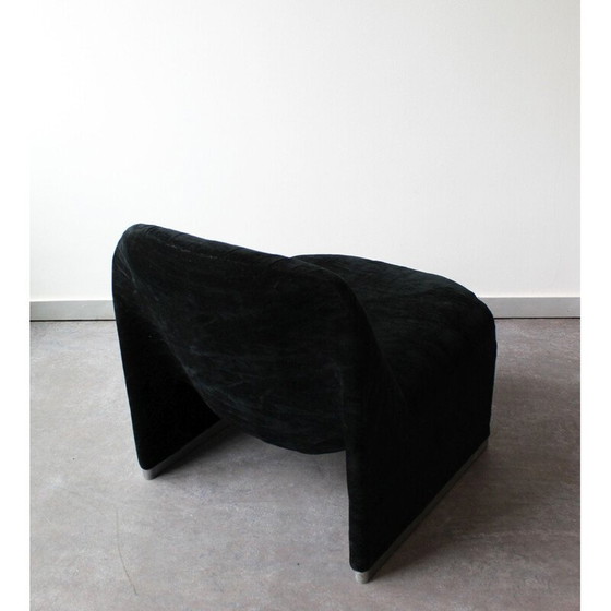 Image 1 of Vintage Alky armchair in thermoformed foam and aluminum by Giancarlo Piretti for Castelli