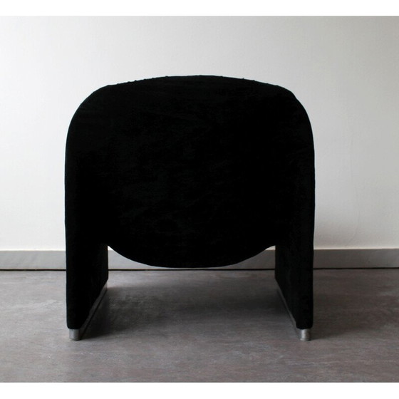 Image 1 of Vintage Alky armchair in thermoformed foam and aluminum by Giancarlo Piretti for Castelli