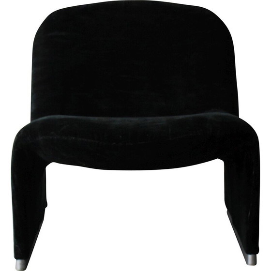 Image 1 of Vintage Alky armchair in thermoformed foam and aluminum by Giancarlo Piretti for Castelli