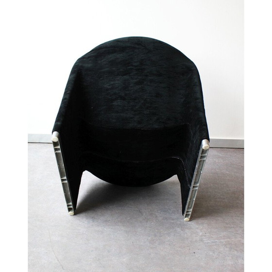 Image 1 of Vintage Alky armchair in thermoformed foam and aluminum by Giancarlo Piretti for Castelli
