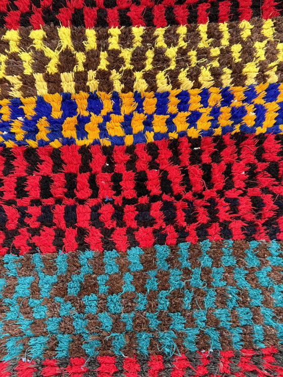 Image 1 of Tappeto berbero marocchino colorato vintage