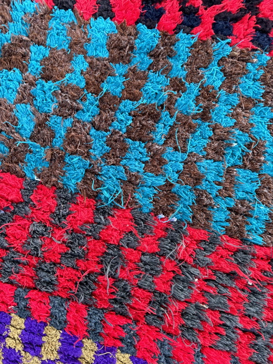 Image 1 of Tappeto berbero marocchino colorato vintage