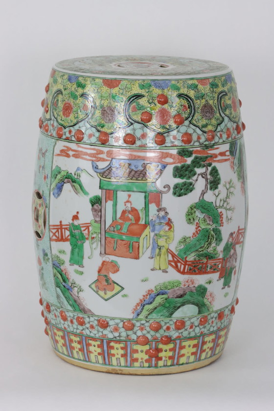 Image 1 of Chinese porcelain stool