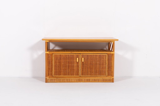 Bamboo/Rattan Cabinet, Italy 1990'S