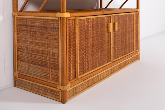 Image 1 of Bamboo/Rattan Cabinet, Italy 1990'S