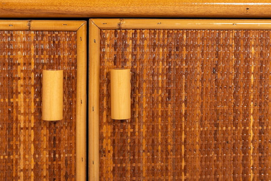 Image 1 of Bamboo/Rattan Cabinet, Italy 1990'S