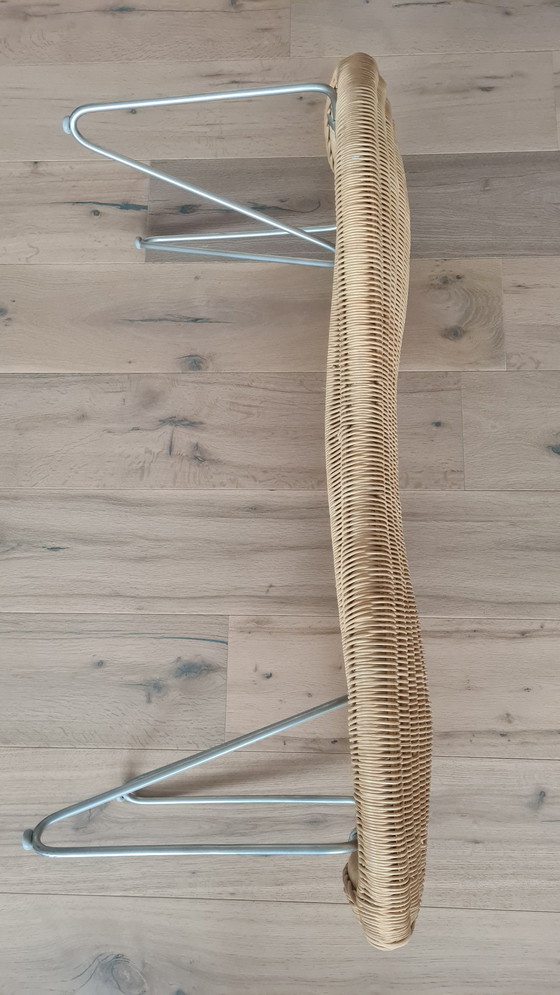 Image 1 of Ikea rattan bench Peanut