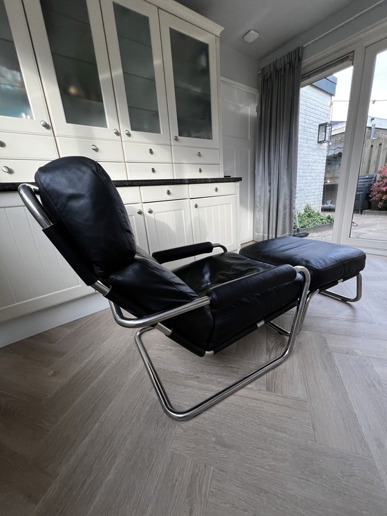 Image 1 of Gelderland Oberman armchair with footstool