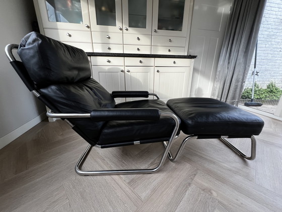 Image 1 of Gelderland Oberman armchair with footstool