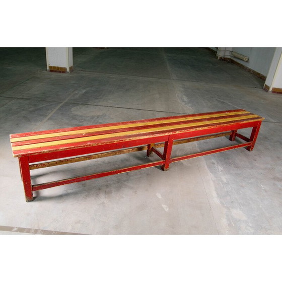 Image 1 of Vintage industrial bench, 1930s