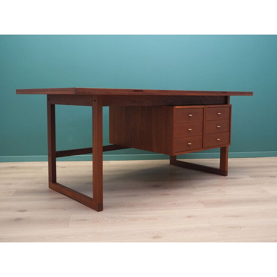 Image 1 of Vintage teak desk, Denmark 1970s