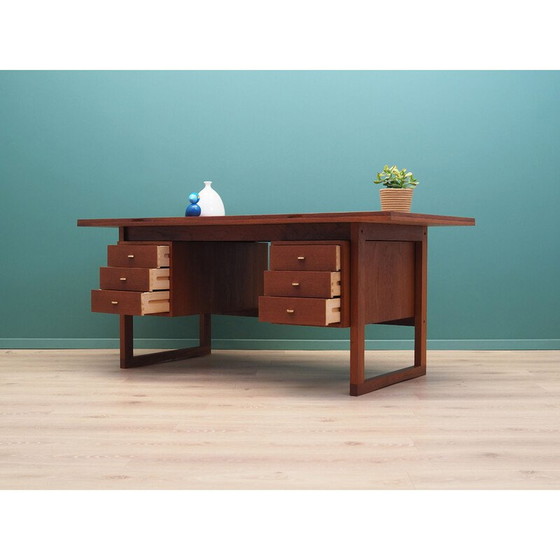 Image 1 of Vintage teak desk, Denmark 1970s