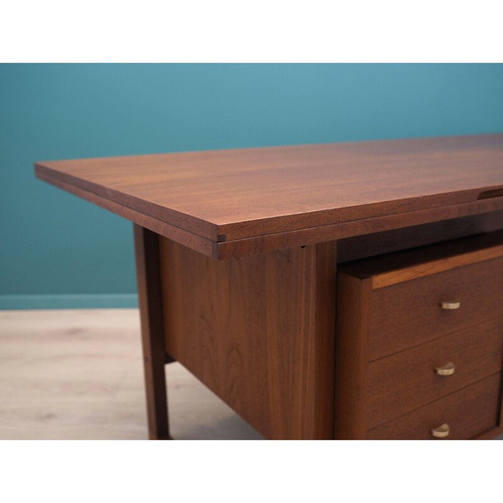 Image 1 of Vintage teak desk, Denmark 1970s