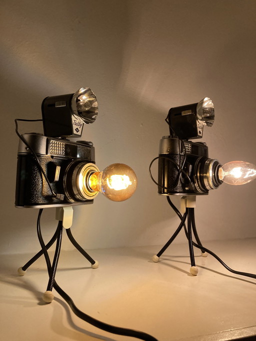 2x Camera lamps