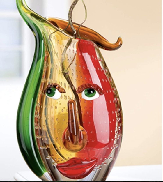 Image 1 of Hand Blown Glass Vase